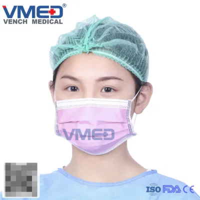 Máscara facial médica cirúrgica protetora, máscara médica, máscara cirúrgica, Bfe95mask, Bfe99mask, 3