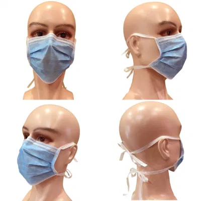 Cirúrgico/Hospital/Médico/Protetor/Segurança/Não tecido 4 camadas de pó de carbono ativado/Papel/Dental/SMS/Boca 3 camadas Máscara facial descartável com orelha elástica